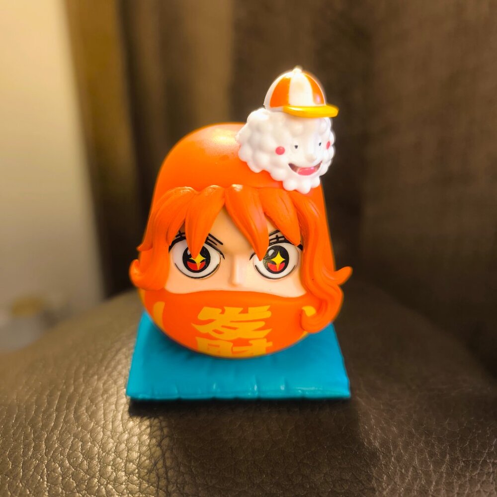 Nami Onepiece mini figure Daruma doll
